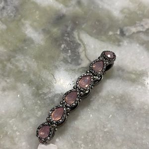 Rose quartz pink bracelet